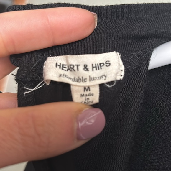 Black midi dress with cross cut out - Picture 3 of 3